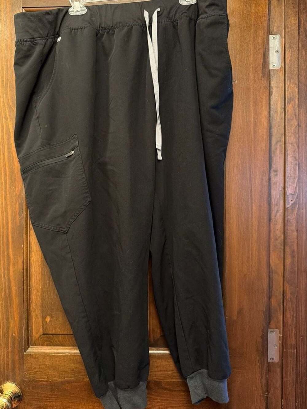 FIGS Women's Zamora Jogger Scrub Pants Black Size 5XL Petite